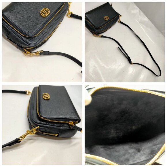 Christian Dior Shoulder Bag Black Leather 672-083025 - Picture 7 of 13